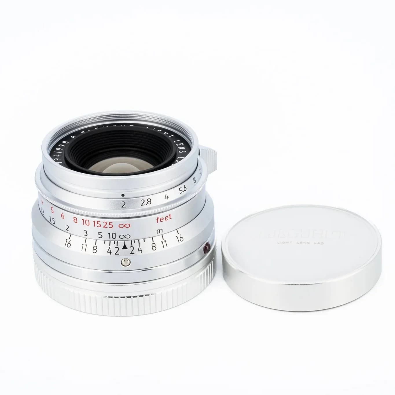 Objectif photo 35mm F2 à mise au point manuelle, huit éléments, pour télémètre, plein format, compat