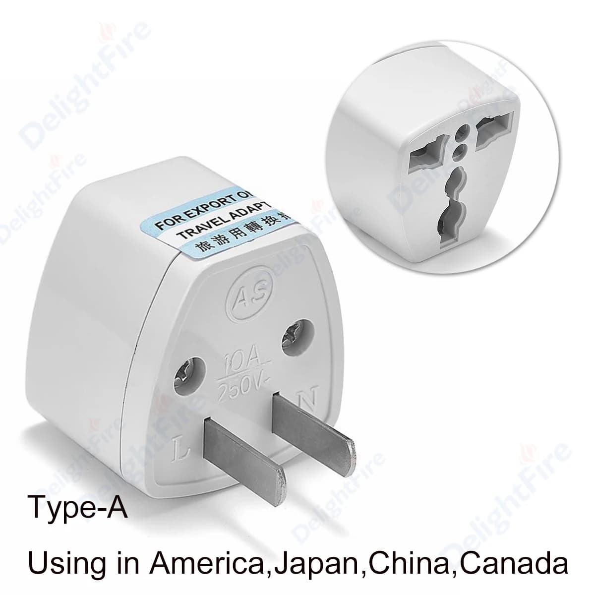 Adaptateur de prise US vers EU corée KR Euro Europea vers amérique chine Canada royaume-uni AU adapt