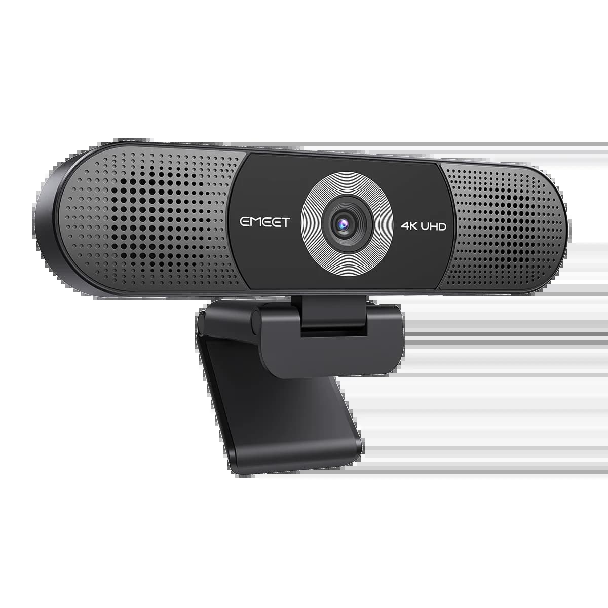 Webcam 4K UHD, caméra web tout-en-un, caméra USB EMEET C980pro 4K avec microphone et haut-parleur IA