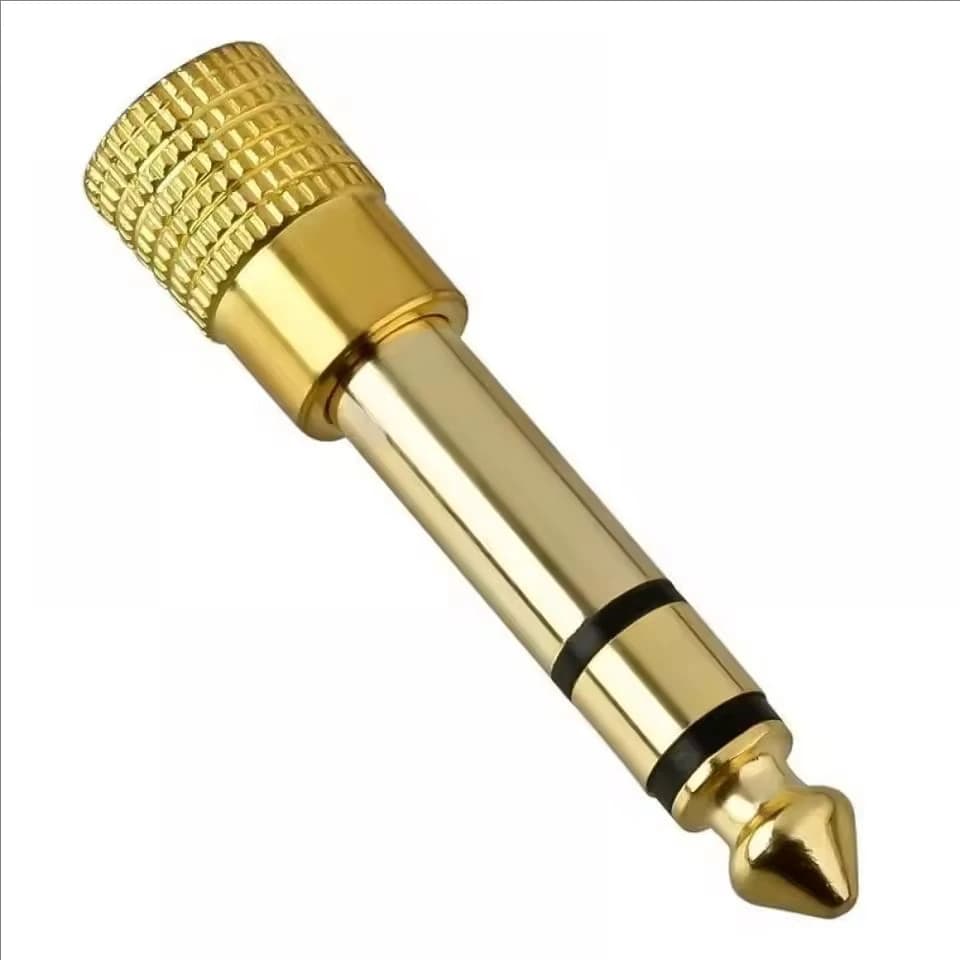 Prise Jack 6.5 6.35mm prise mâle à connecteur femelle 3.5mm amplificateur de casque adaptateur Audio
