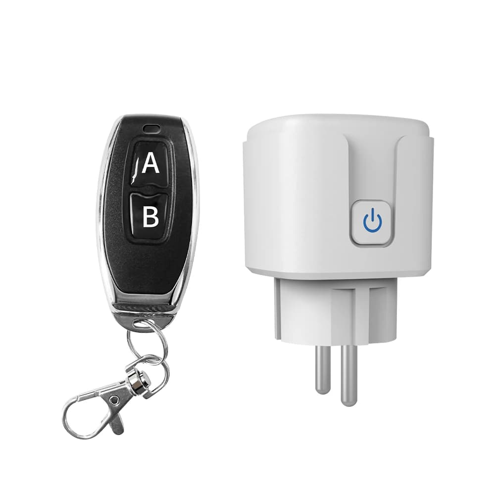 Prise sans fil RF433, prise intelligente pour maison connectée, télécommande 16A EU FR, prise univer