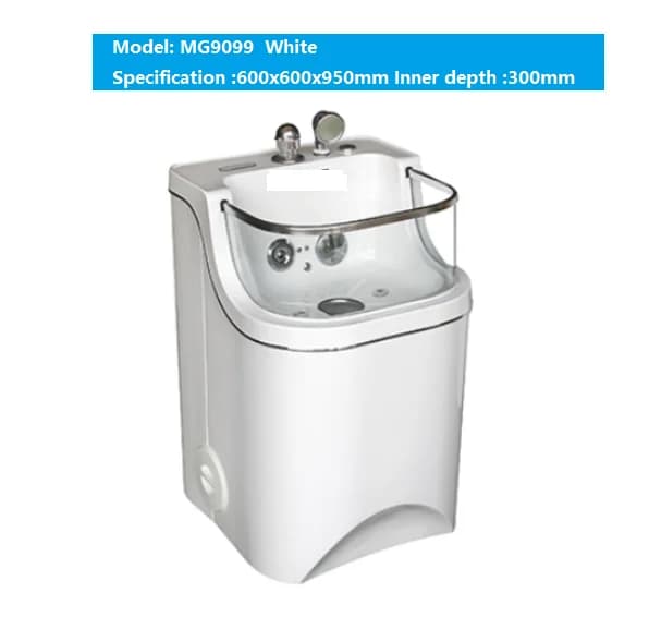 Baignoire Spa pour Chien avec Ozone, Baignoire Multifonctionnelle pour Animaux, Baignoire Réglable p