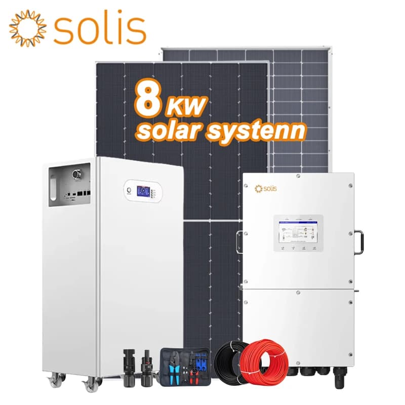 Système d'énergie solaire hybride domestique, pack complet 8 kW 8000 W 20 kW 30 kW, système d'énergi
