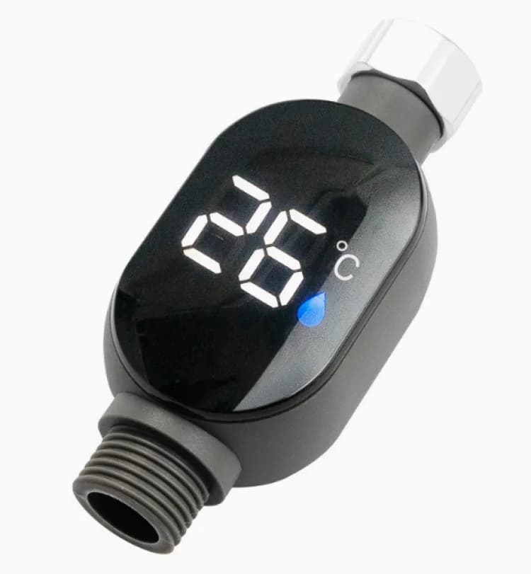 Appareil de douche intelligent étanche pour salle de bain domestique, affichage de la température ha