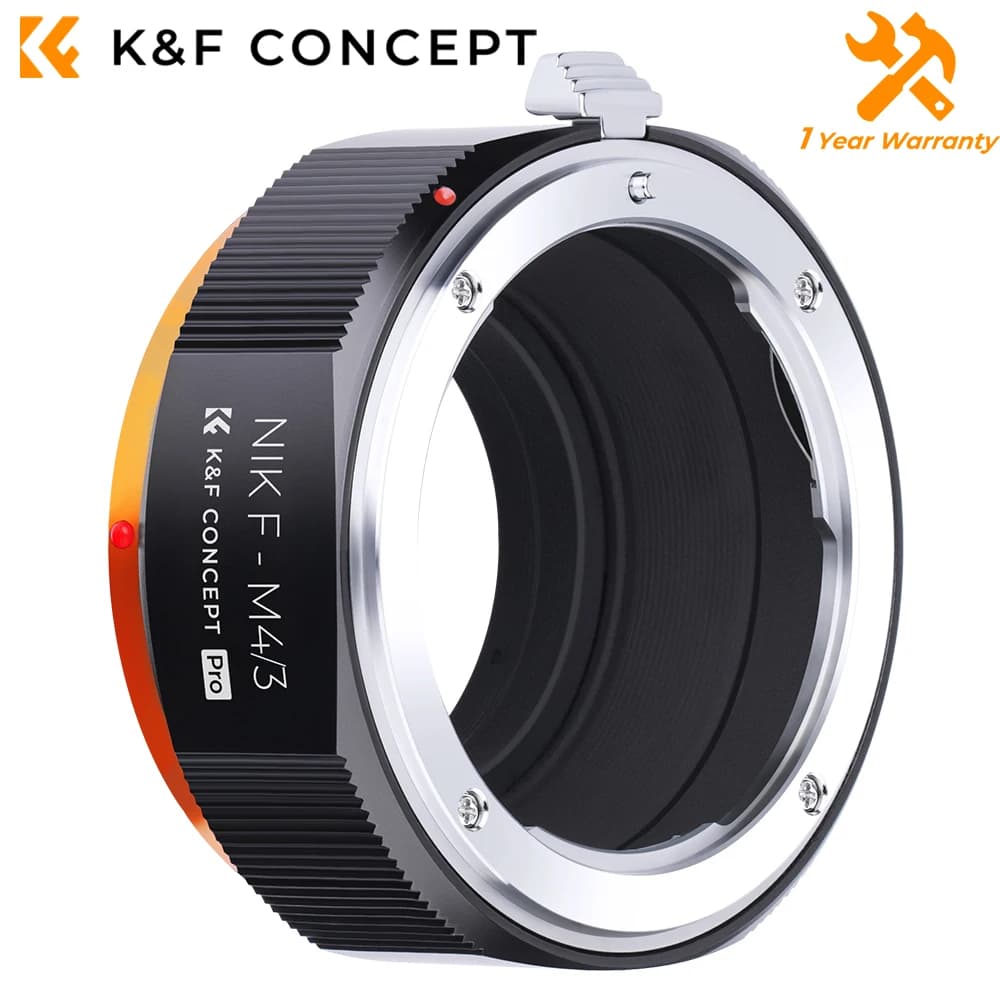 Adaptateur d'objectif d'appareil photo K&F CONCEPT pour objectif Nikon AI F vers boîtier d'appareil