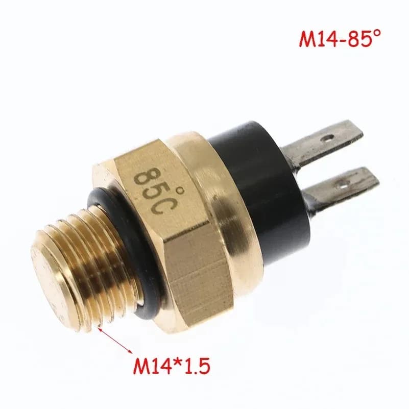 M14 M16 65/75/80/85 ℃ Capteur de température de commutateur de Thermostat de température de liquid