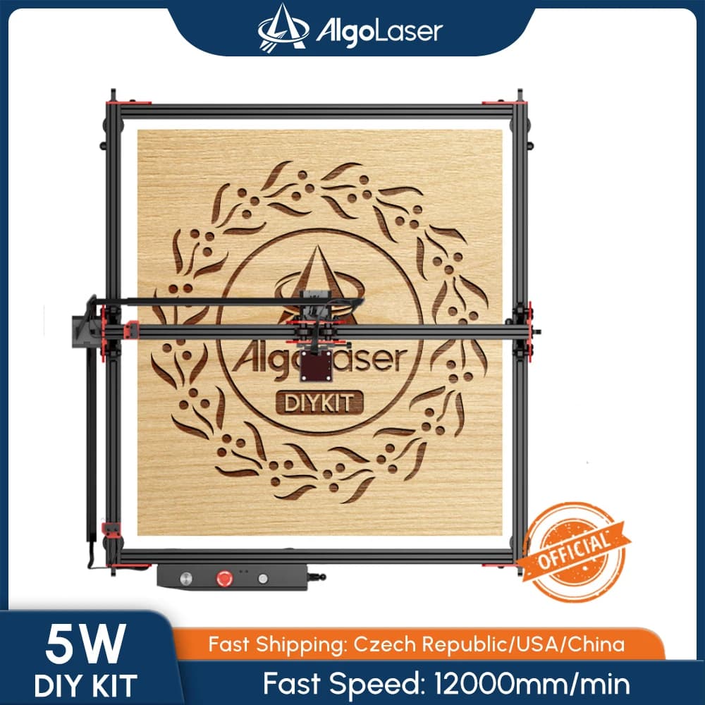 Algolaser-Graveur laser injuste avec contrôle hors ligne, kit de bricolage, machine CNC, WiFi, 72W,