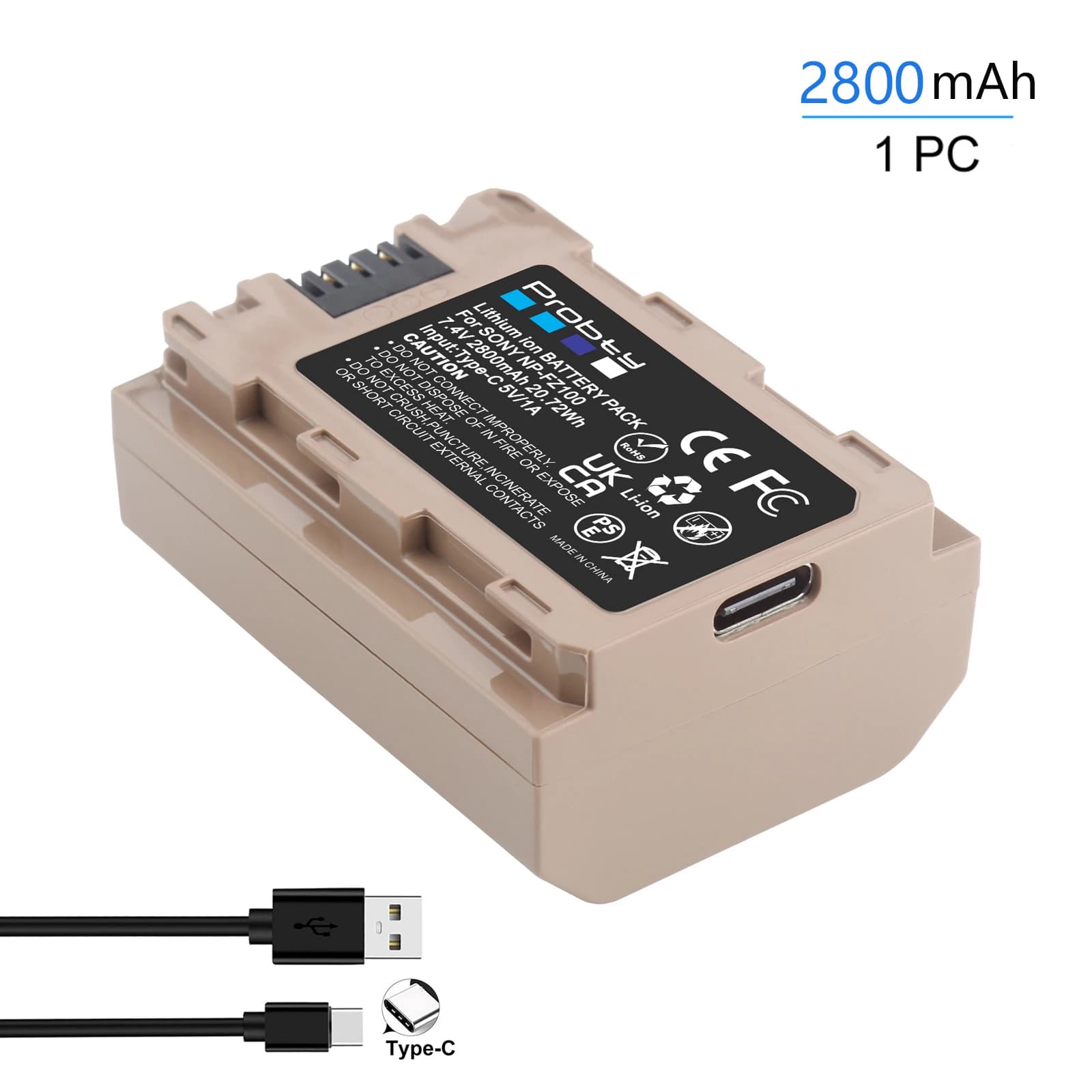 Nouvelle batterie NP-FZ100 NP FZ100 pour Sony Alpha A7 III, A7R III, A9, Alpha 9, A7R3, a6600, a7R I