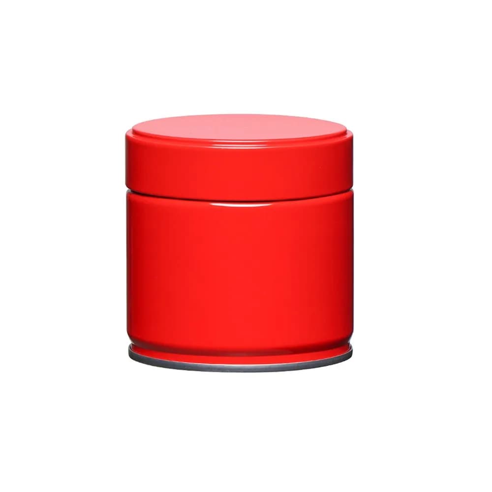Boîte à thé ronde en fer blanc de qualité Hiqh, boîte de rangement de grande capacité scellée résist