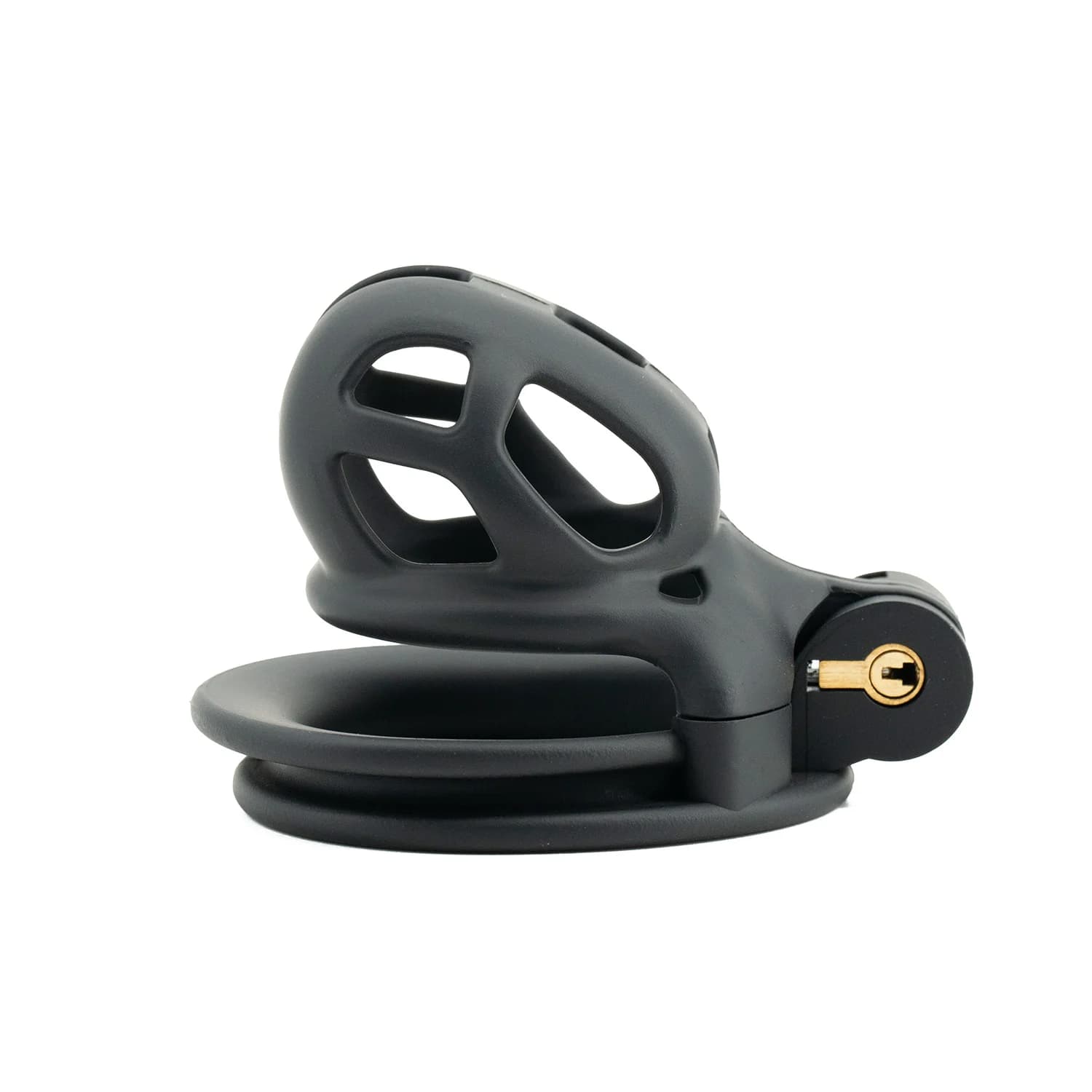 Noir petit court mâle en plastique chasteté serrure esclave coq Bondage Cage jouets sexuels pour adu