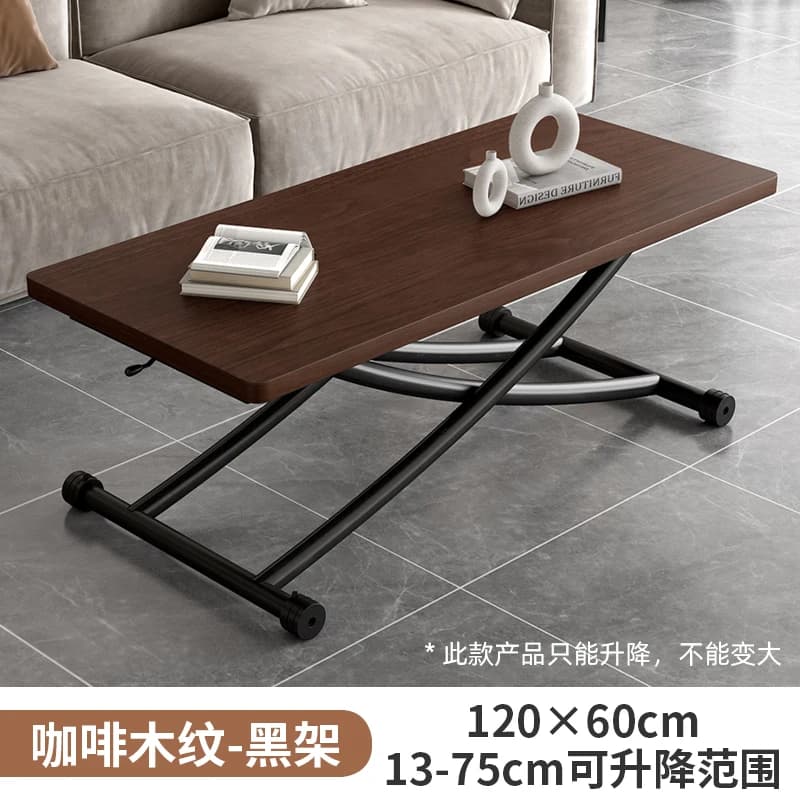 Table basse moderne pliante rectangulaire multifonction, meuble tendance, Unique et minimaliste, Mes
