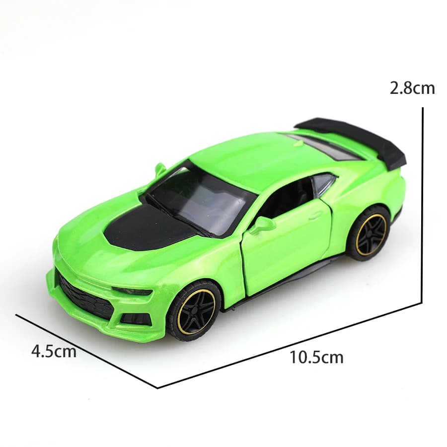 Voiture de course Camaro Bumblebee (sous emballage) 1:43, modèle de voiture en alliage, véhicule sim