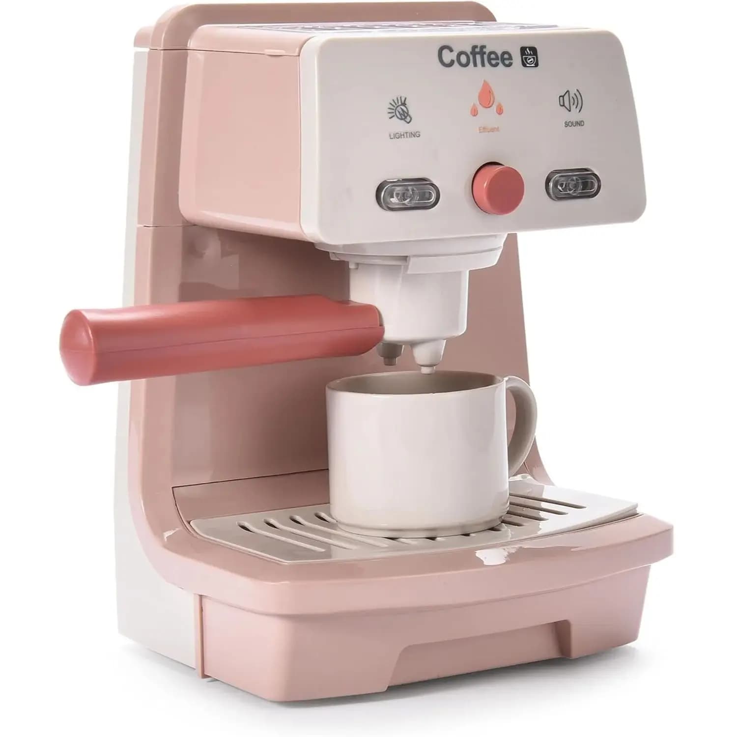 Jouet de cafetière, simulation interactive, effets lumineux et sonores, parfait pour faire semblant