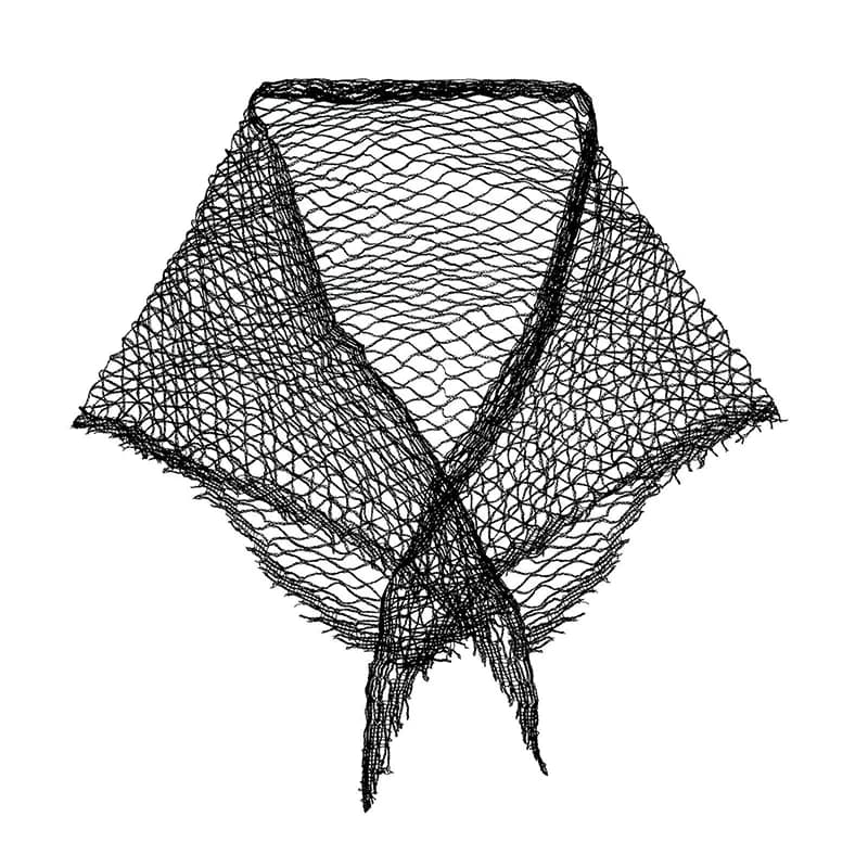 Filet à cheveux en coton durable pour femme, bonne respirabilité, efficace, maille triangulaire, uni