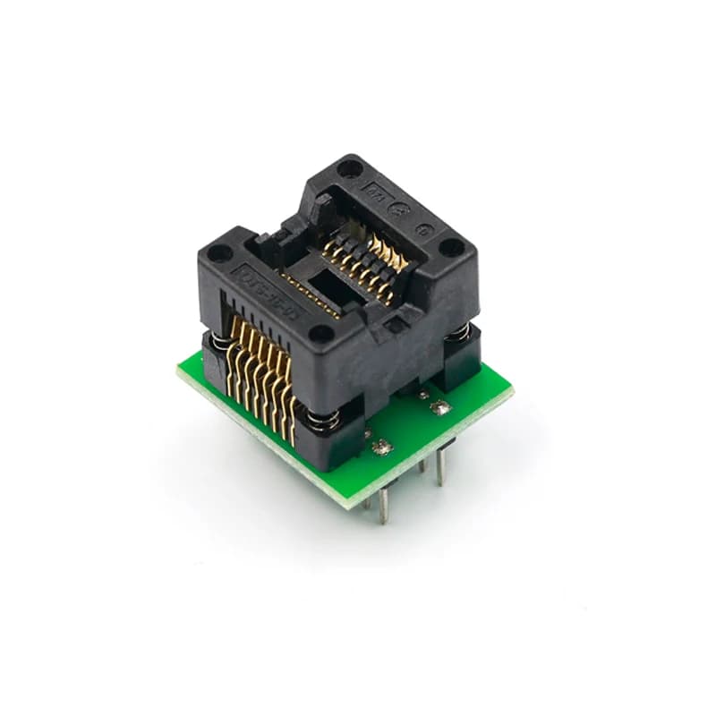 Prise adaptateur programmeur, SOP16 à DIP16 SOP16 tourner DIP16 SOIC16 à DIP16 IC, 150mil