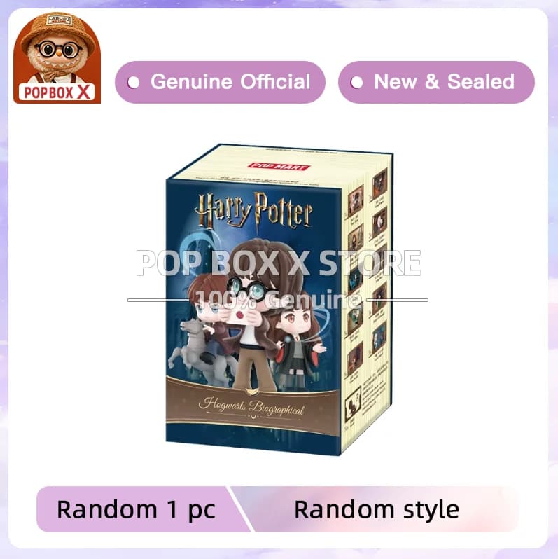 Véritable POPMART Harry Potter Poudlard série biographique boîte aveugle jouets Surprise figurine d'