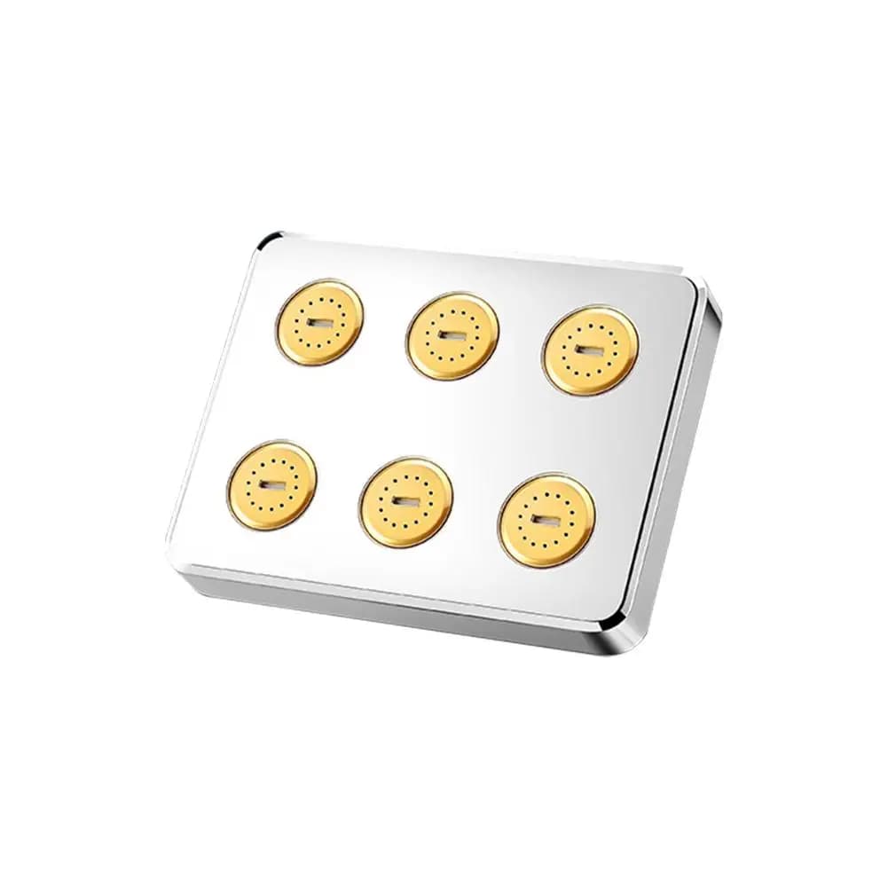 Pommeau de douche pressurisé Mini Surround, pommeau de douche à grande eau, pluie, accessoires HOAcc