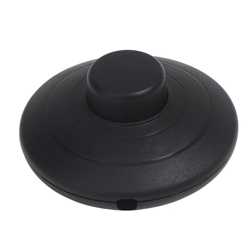 1pc 6.5cm 220v 317 lampadaire interrupteur au pied marche/arrêt demi-voie pied rond bouton de réinit