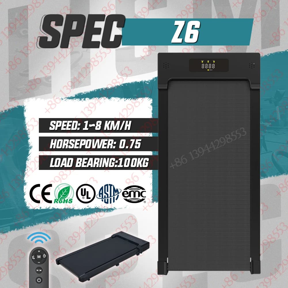 Tapis de course électrique pliable et silencieux pour la maison, mini tapis de marche intérieur avec