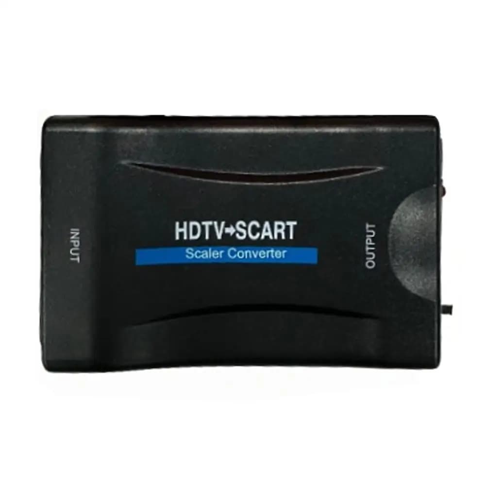 Convertisseur Vidéo Bidirectionnel SCART vers HDMI / HDMI vers SCART, Adaptateur Audio Vidéo HD 1080