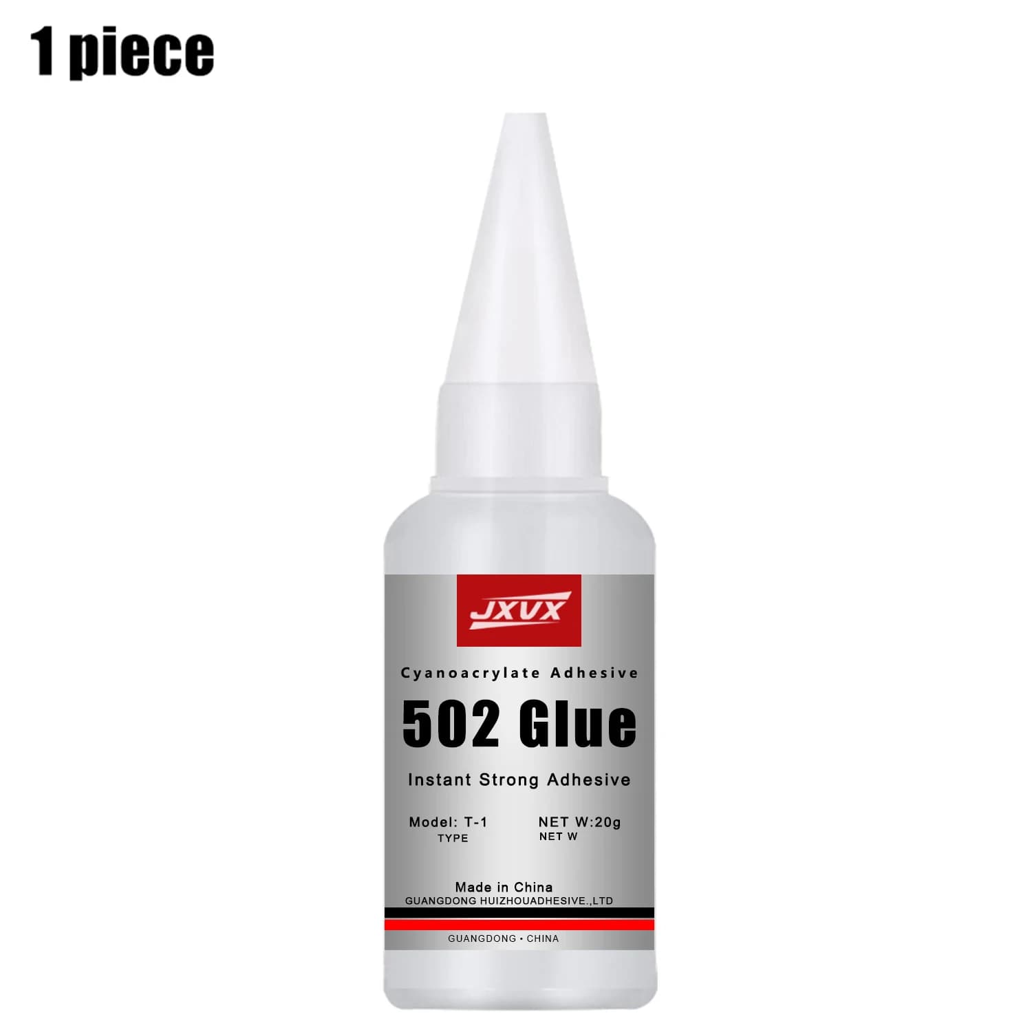 JXVX 1-5pcs 502 colle forte instantanément séchage rapide hydroacrylate adhésif cuir caoutchouc bois