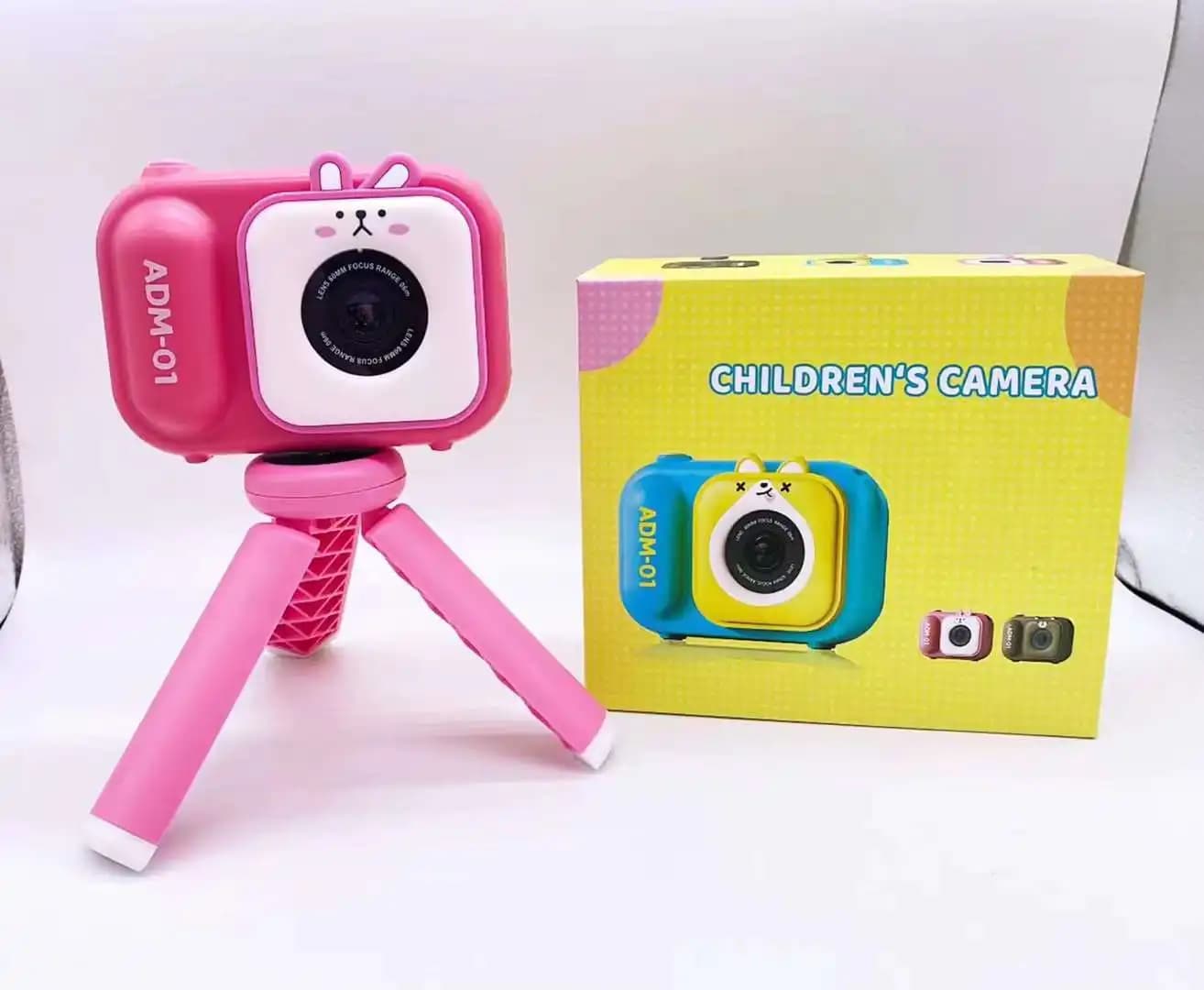 Appareil photo numérique mignon pour enfants, design de dessin animé, développement intéressant, cad