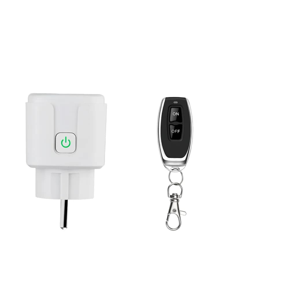 Interrupteur de prise de télécommande intelligente sans fil, 220V, 4000W, 15a, EU FR, prise universe