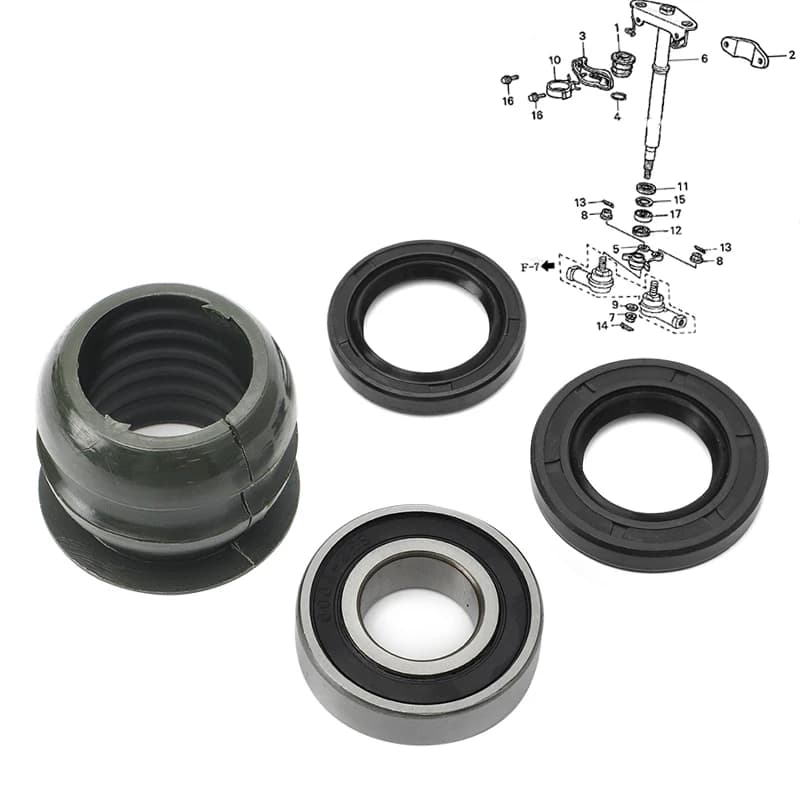 Kit de roulement de tige de direction pour Honda TRX300 TRX400 TRX350 TRX450 FourTrax pour ATV Dirt