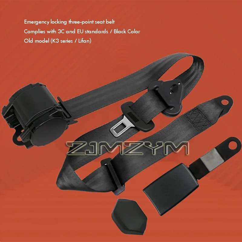 Ceinture de sécurité automatique rétractable universelle, certification Emark réussi, verrouillage d