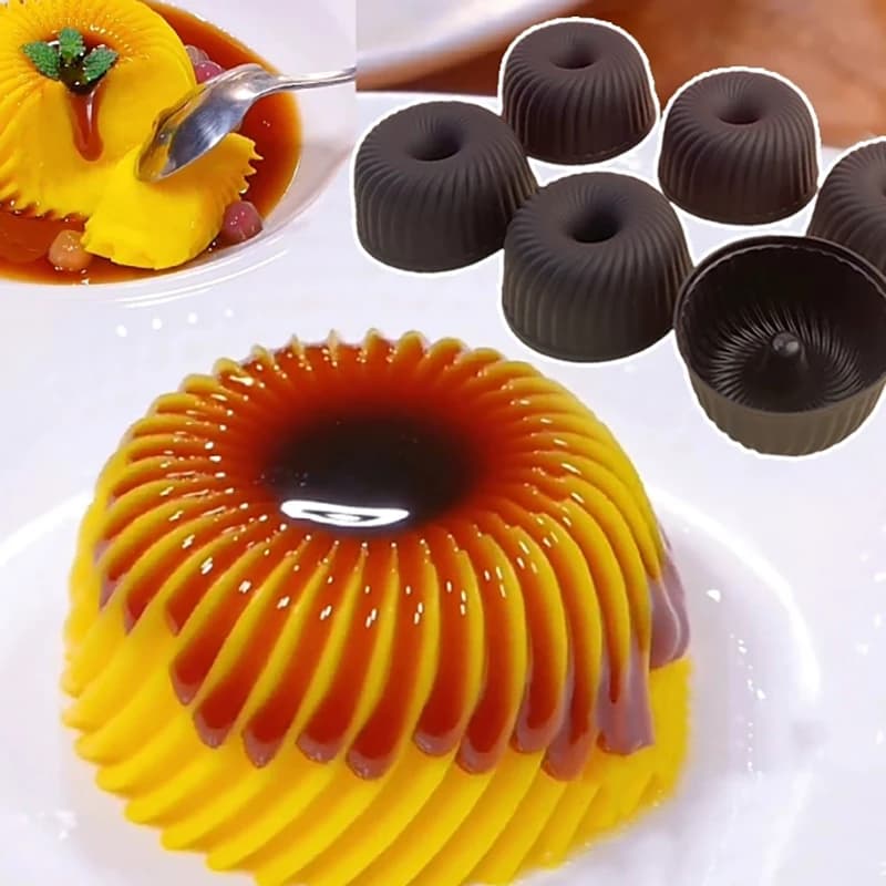 Moule à donuts en Silicone pour pouding au Caramel, Cupcake, Muffin, beignet, gelée, pâtisserie, out