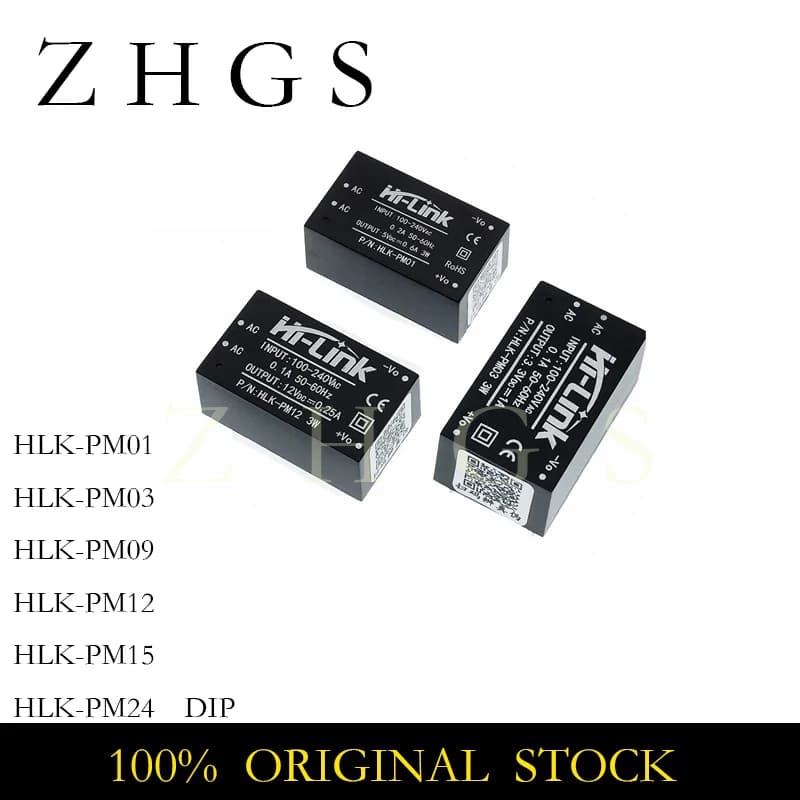 2PCS 100% New HLK-PM01 HLK-PM03 HLK-PM09 HLK-PM12 HLK-PM15 HLK-PM24 HLK PM01 PM03 PM09 PM12 PM15 PM2