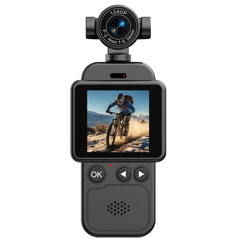 Nouvelle caméra sportive haute définition 4K, enregistreur de cyclisme panoramique 360° portable, à