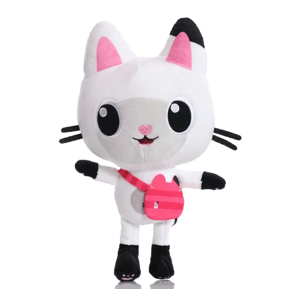 Offre spéciale Gabby maison de poupée en peluche Mercat dessin animé animaux en peluche souriant cha