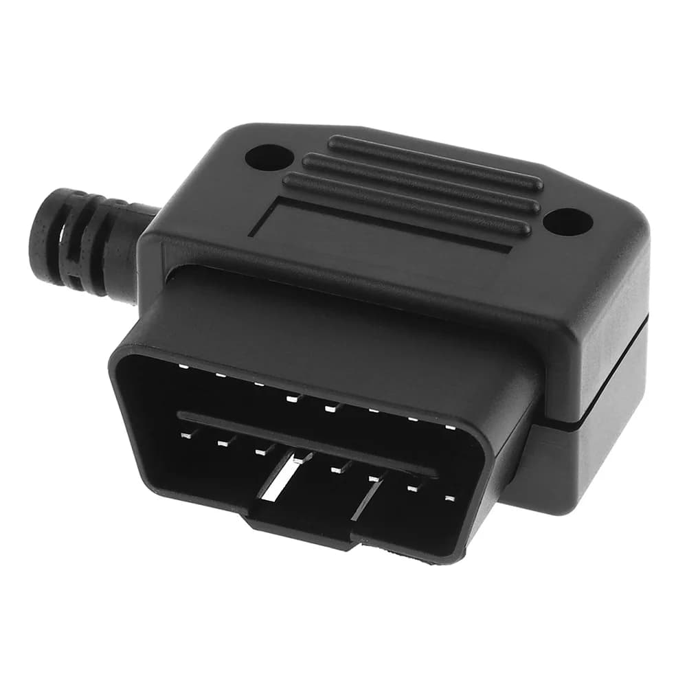 OBD-II L Type 16 Broches Mâle Connecteur Fil Prises Connecteur Prise avec Shell et Vis Fit Pour La P