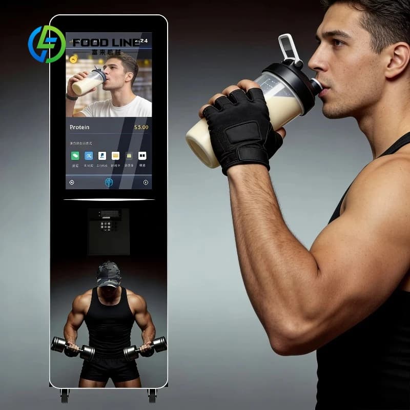 Distributeur automatique de boissons protéinées pour la remise en forme, taille personnalisée, pour