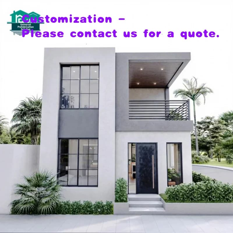 Maisons conteneurs de luxe à installation et chargement faciles, préfabriquées, pratiques, avec verr