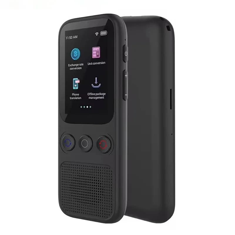 Appareil de traduction S80 : Traducteur vocal et photo intelligent IA en temps réel, 138 langues, po