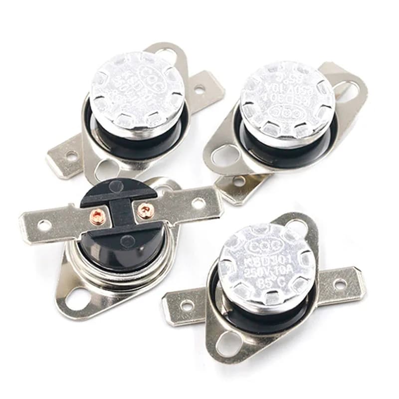 4 pièces NC sans interrupteur de capteur de température 90 ℃ 95 ℃ 100 ℃ 110 ℃ 115 ℃ 120 ℃ 125 ℃ 135