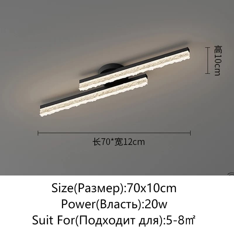 Plafonnier LED moderne avec protection oculaire, pour chambre à coucher, salon, balcon, décoration,