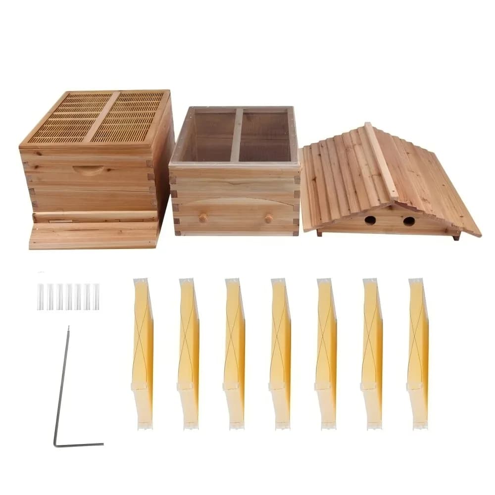 Ruches à Abeilles à Débit Automatique pour Cire à Fondre, Dispositif de Flux de Miel Automatique, En