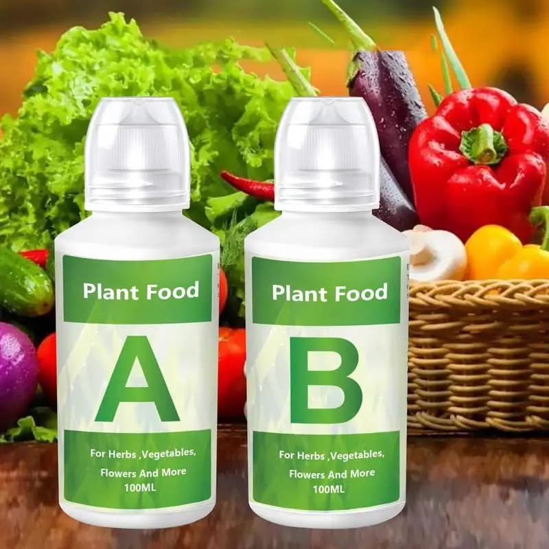 Solution nutritive pour plantes hydroponiques, 2 pièces/boîte, Kit de Solution d'engrais A et B, fle