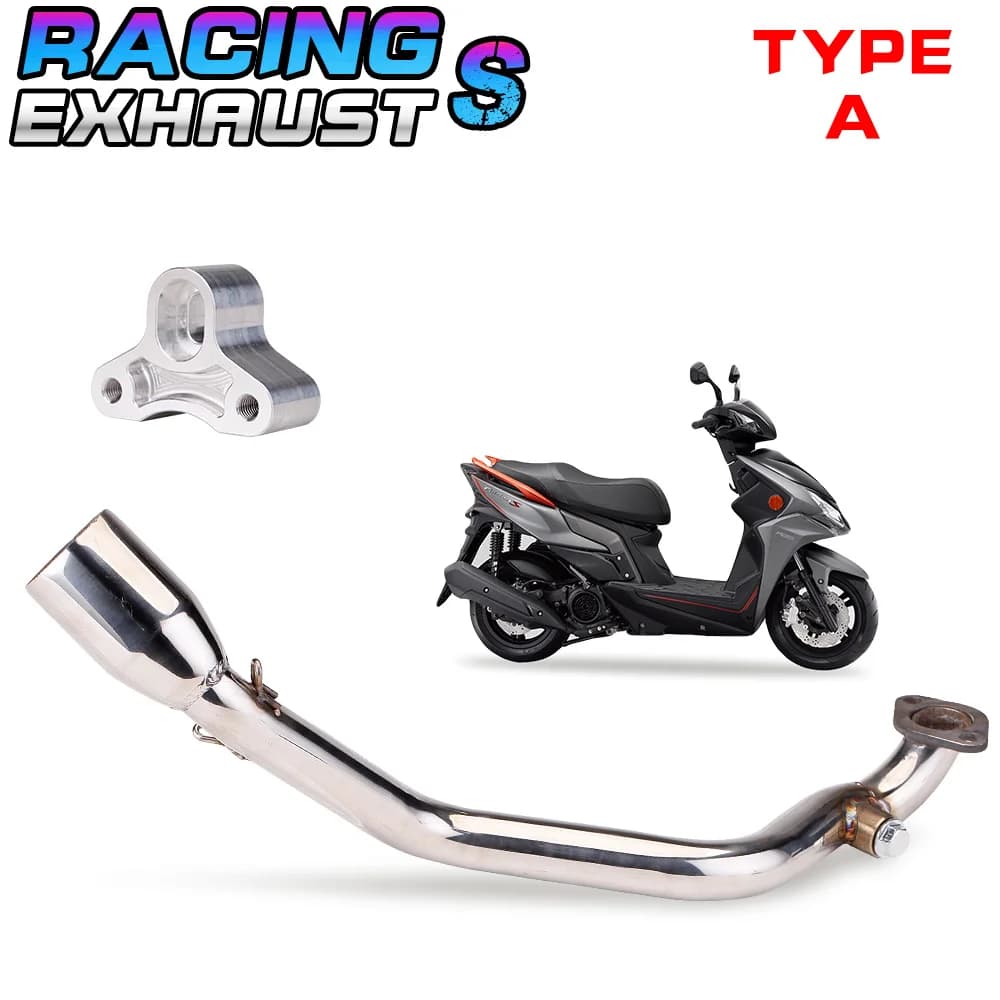Scooter sym kymco 125 échappement de scooter gy6 125cc 150cc nouveau haute performance noir échappem