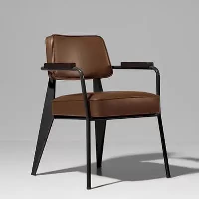 Ensemble de 4 fauteuils de salle à manger ergonomiques, rembourrés, confortables, de luxe, élégantes