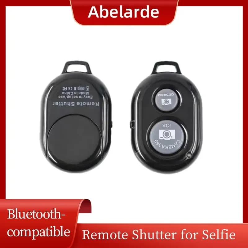 Mini caméra Bluetooth télécommande Photo obturateur bouton de déverrouillage téléphone Selfie pour S