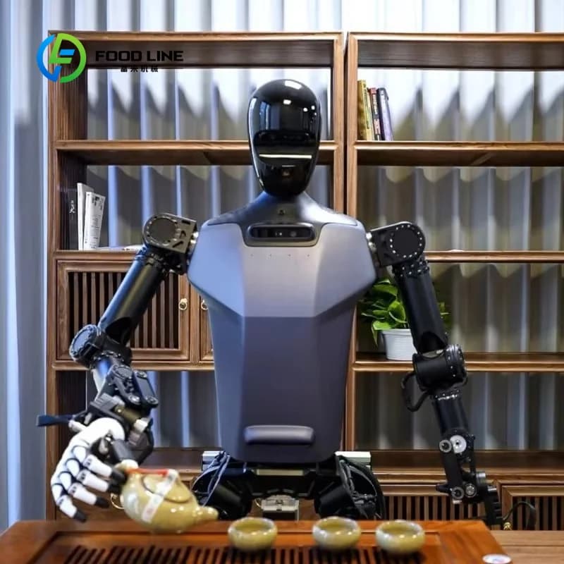 Robot humanoïde de service de qualité commerciale personnalisé, robot humanoïde interactif intellige