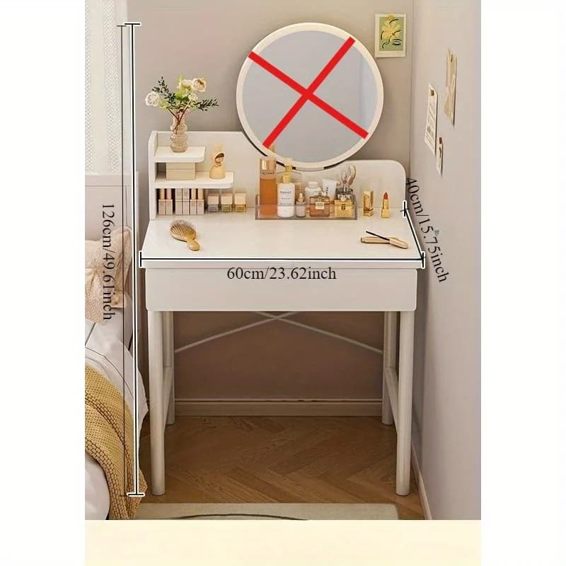 Commode chambre simple moderne petit appartement table de maquillage table de maquillage coiffeuse p