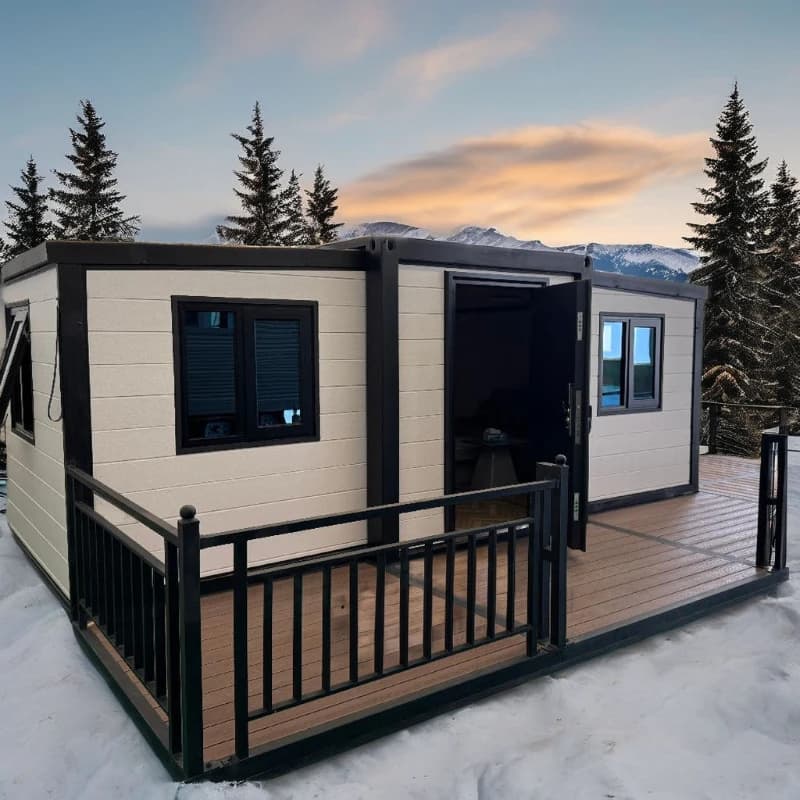 Maison de conteneur extensible en Chine largement utilisée une petite maison Casa Prefabricadas, mai