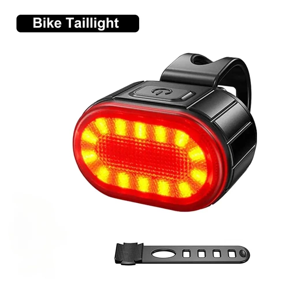 Heinast éclairage de vélo feux avant et arrière lampe de vélo Led lumière de cyclisme lampe de poche