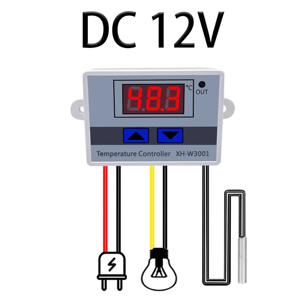 W3001 contrôle numérique température micro-ordinateur Thermostat interrupteur thermomètre nouveau th