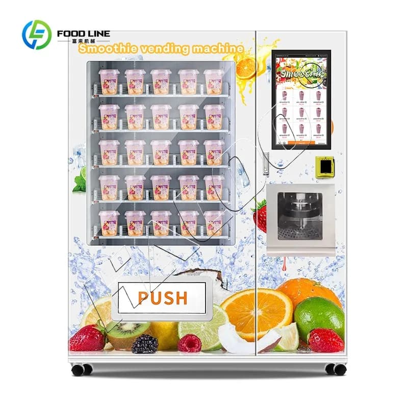 Distributeur automatique de smoothies personnalisés – Machine à smoothies aux fruits frais – Blender